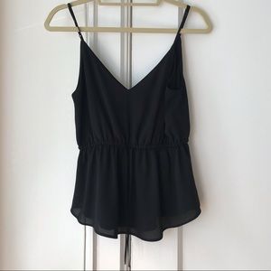 Babaton Silky Black Tank Top